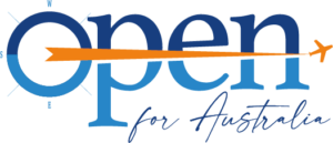 Logo Open for Australia agencia de estudios